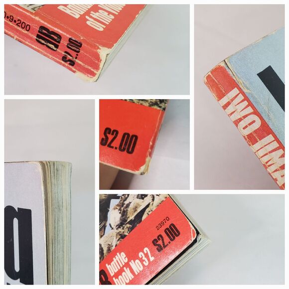 Iwo Jima (1st Ed) Michael Russell 1974 Paperback Battle Book No 32 CRACKED SPINE - Picture 11 of 12